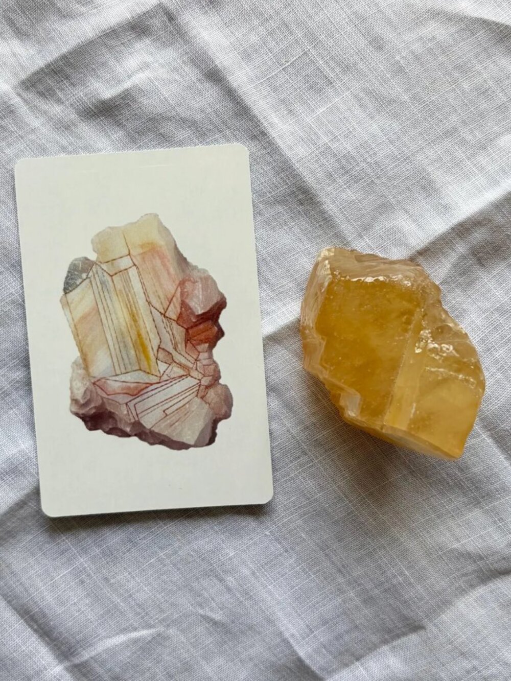 Natural Honey Calcite Crystal